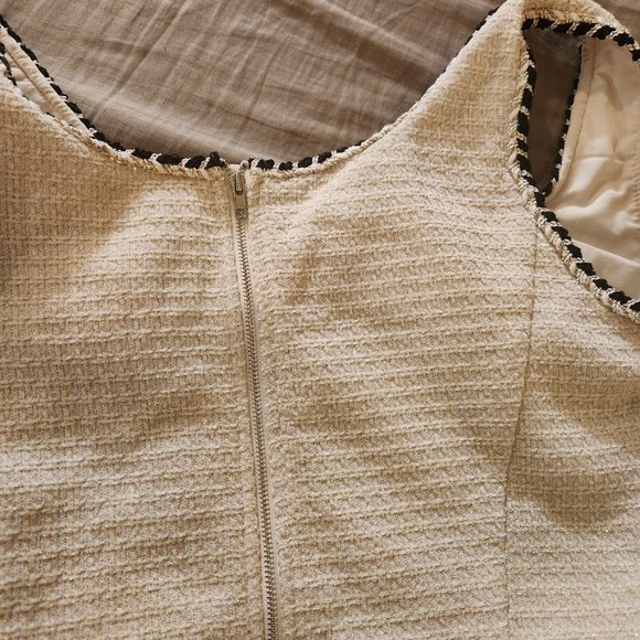 Cider 2 PC Tweed Corset and Midi Skirt Set - Picture 4 of 16